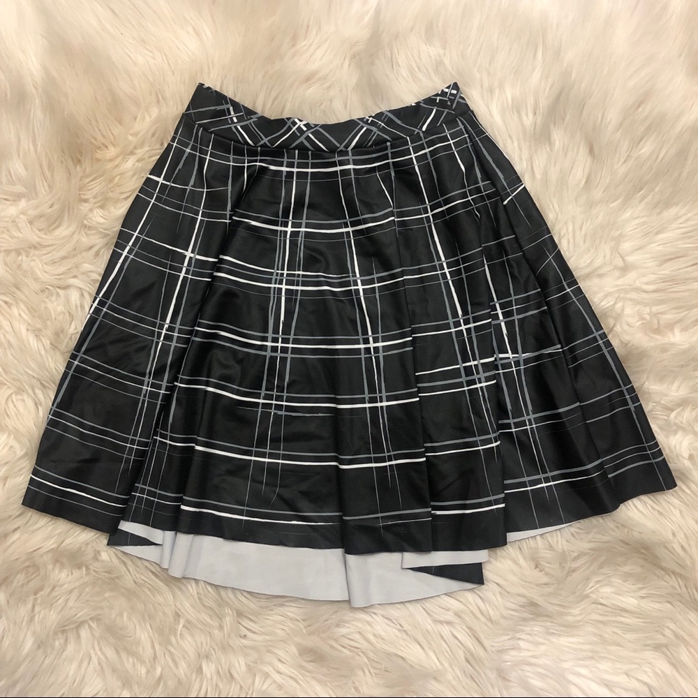 Black Milk XS Tartan Black Skater Skirt